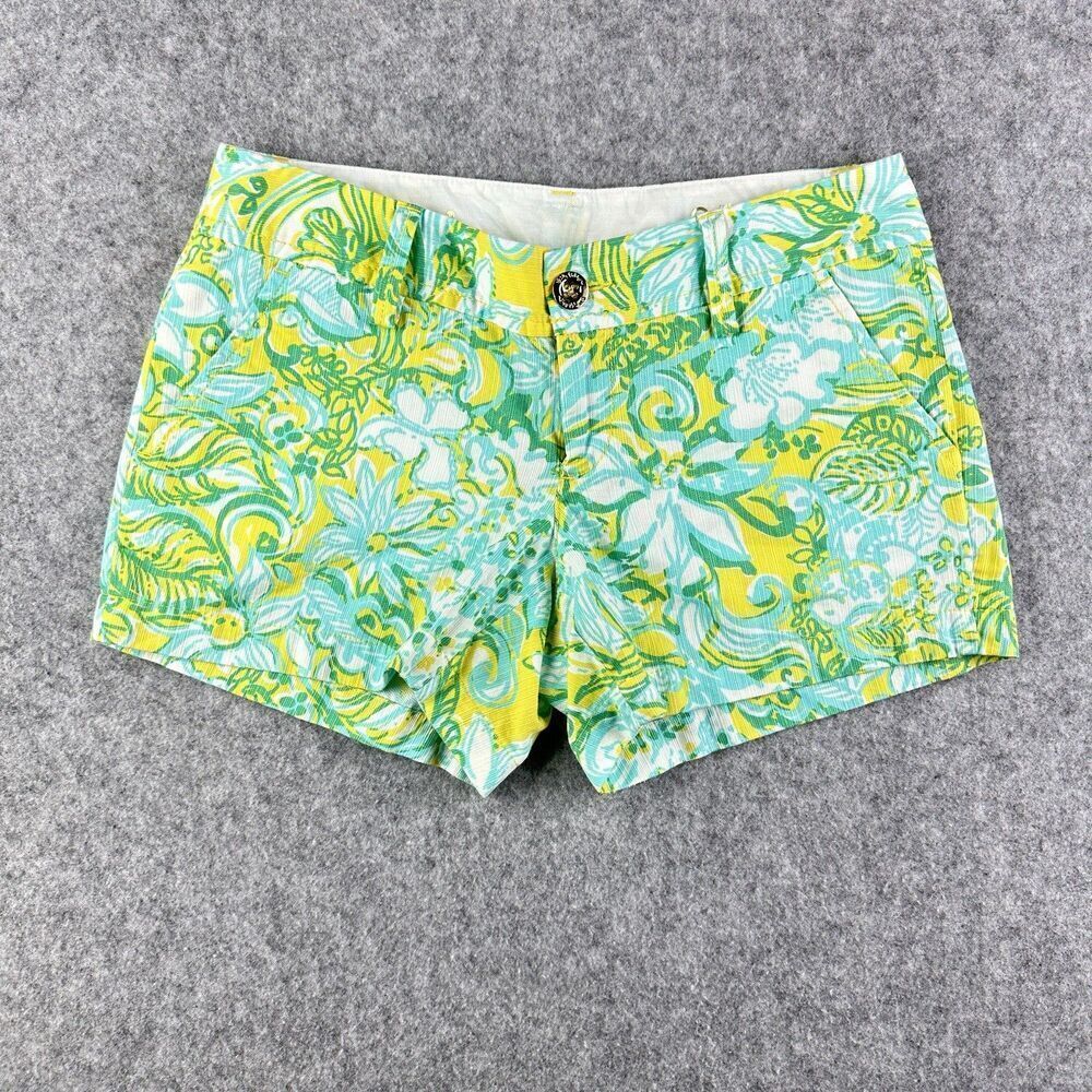Lilly Pulitzer The Callahan Short Womens 0 Beach Gypsies Preppy Beach Coastal